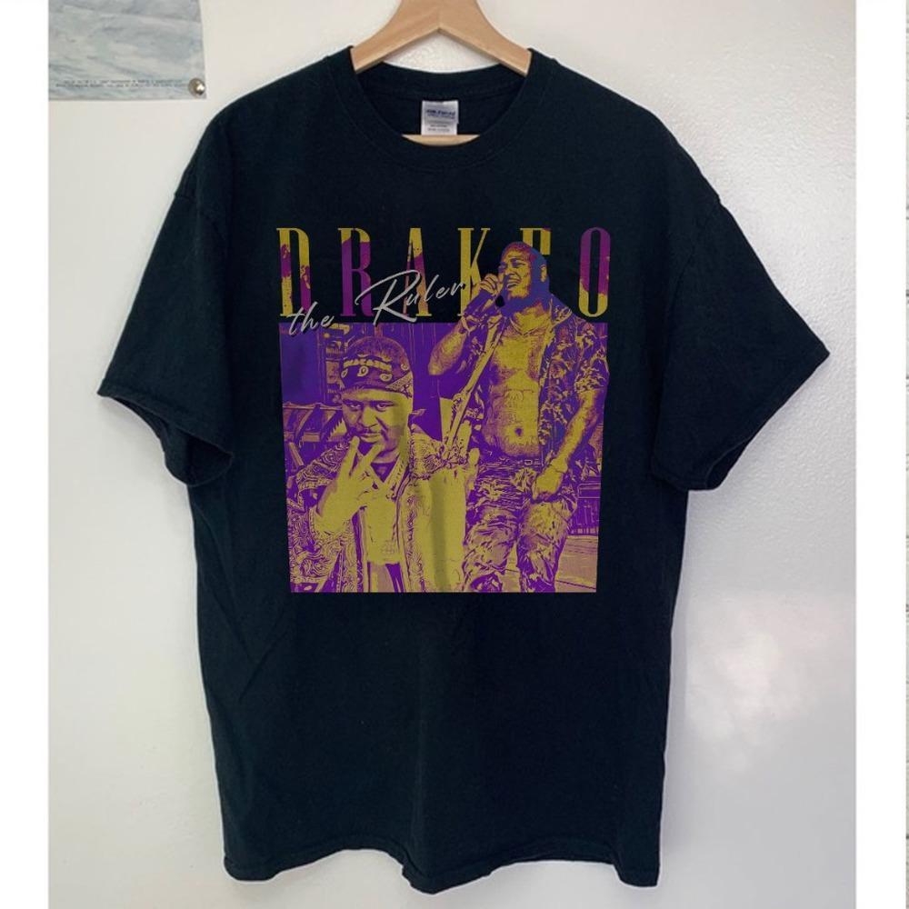 Drakeothe Ruler - Unisex Black Hip Hop Graphics Shirt